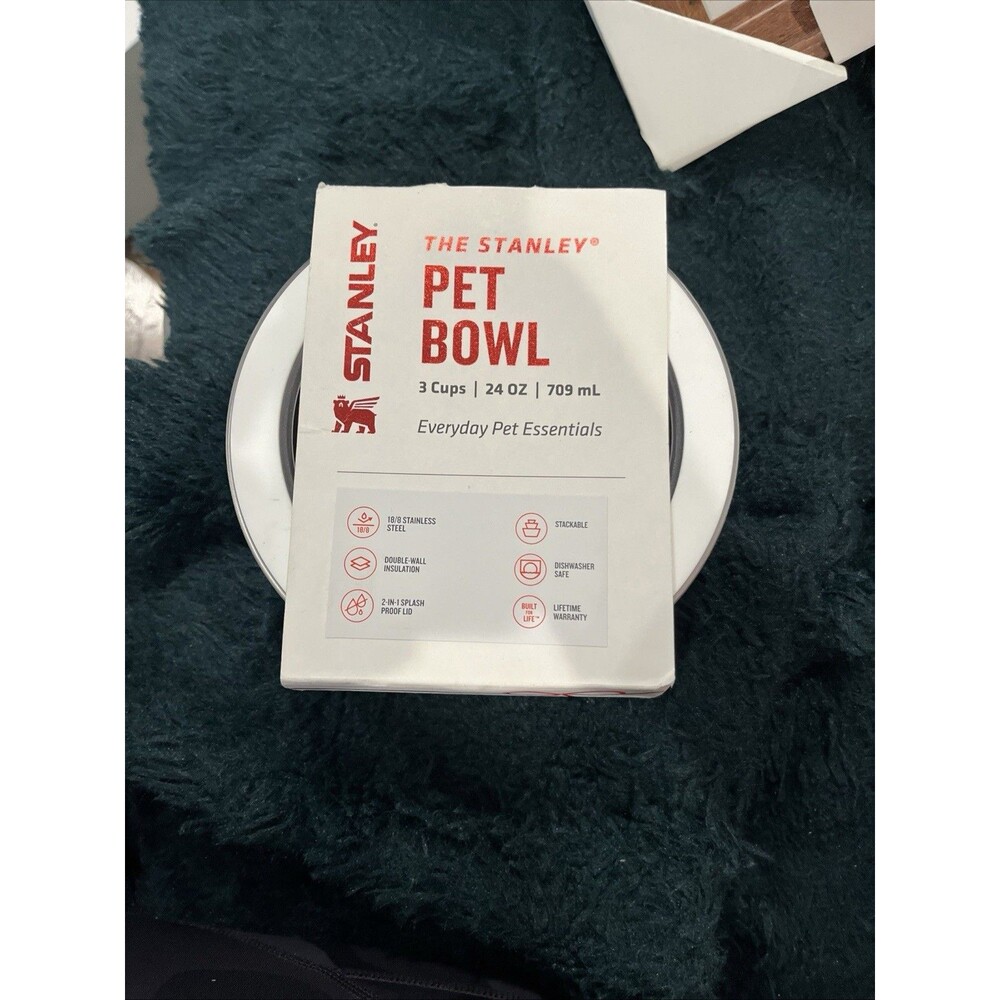 POPULAR - Stanley 24oz Stainless Steel Pet/Dog Bowl - Frost Polka Dot (ON HAND)